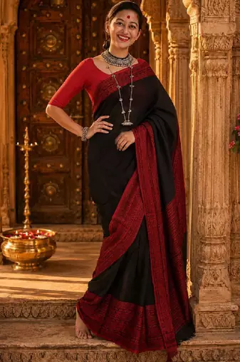 Woven design embroidered designer kanjeevaram saree