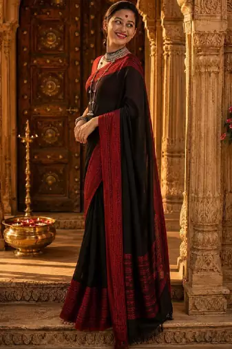 Woven design embroidered designer kanjeevaram saree