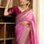 Woven design zari silk blend heavy work kanjeevaram saree