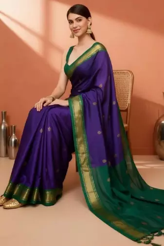 Zari pure cotton kanjeevaram saree