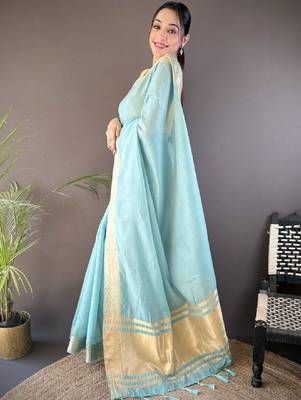 Floral woven design zari kanjeevaram saree 3