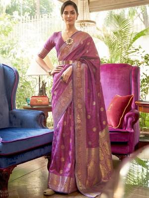 Floral zari silk cotton kanjeevaram saree 1