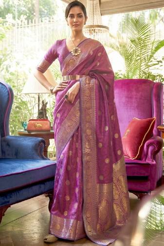 Floral zari silk cotton kanjeevaram saree