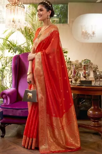 Floral zari silk cotton kanjeevaram saree