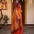 Woven design zari art silk kanjeevaram saree with blouse