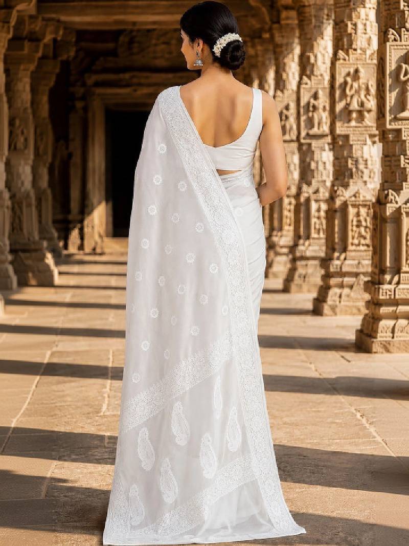 Woven design embroidered designer kanjeevaram saree