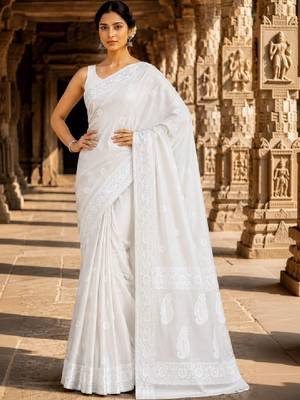 Woven design embroidered designer kanjeevaram saree 4