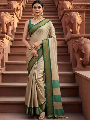 Zari pure cotton kanjeevaram saree 2