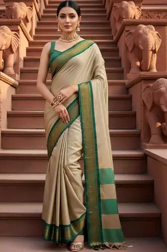 Zari pure cotton kanjeevaram saree