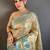 Woven design zari silk blend kanjeevaram saree