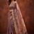 Floral zari silk blend designer kanjeevaram saree