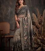 Ombre silk blend designer kanjeevaram saree