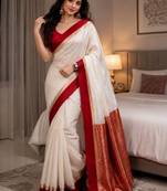 Zari silk blend kanjeevaram saree