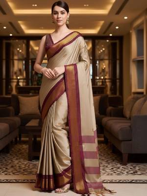 Zari pure cotton kanjeevaram saree 2