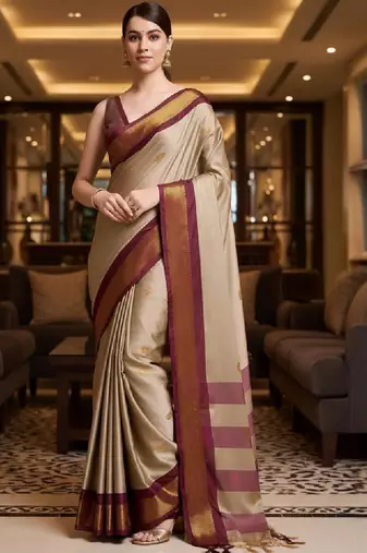 Zari pure cotton kanjeevaram saree