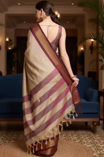 Zari pure cotton kanjeevaram saree