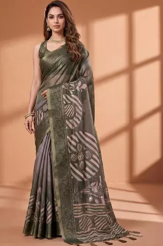 Silk blend kanjeevaram saree