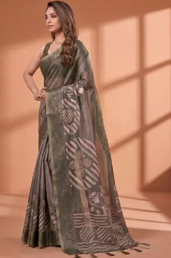 Silk blend kanjeevaram saree