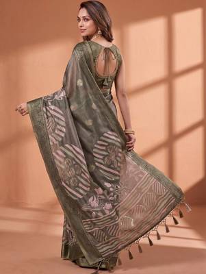 Silk blend kanjeevaram saree 4