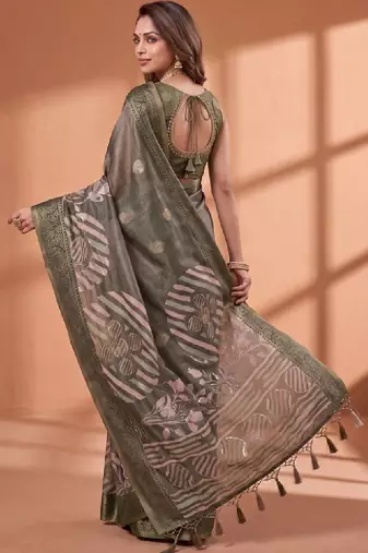 Silk blend kanjeevaram saree