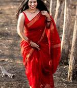 Zari silk blend kanjeevaram saree