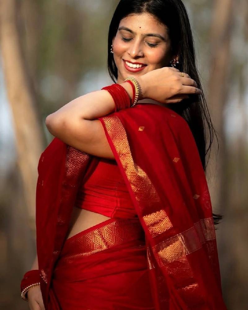 Zari silk blend kanjeevaram saree