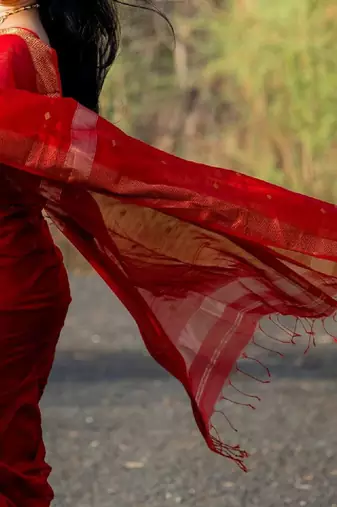 Zari silk blend kanjeevaram saree