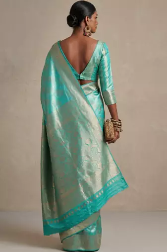 Woven design zari art silk handloom kanjeevaram saree