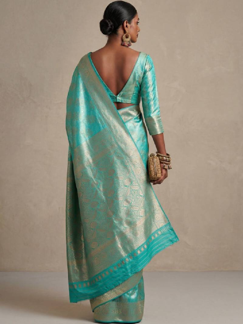 Woven design zari art silk handloom kanjeevaram saree
