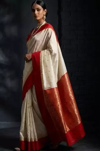 Zari art silk kanjeevaram saree
