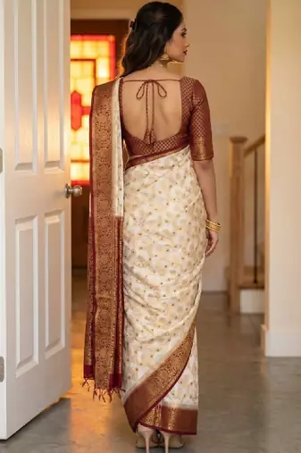 Woven design zari art silk designer kanjeevaram saree