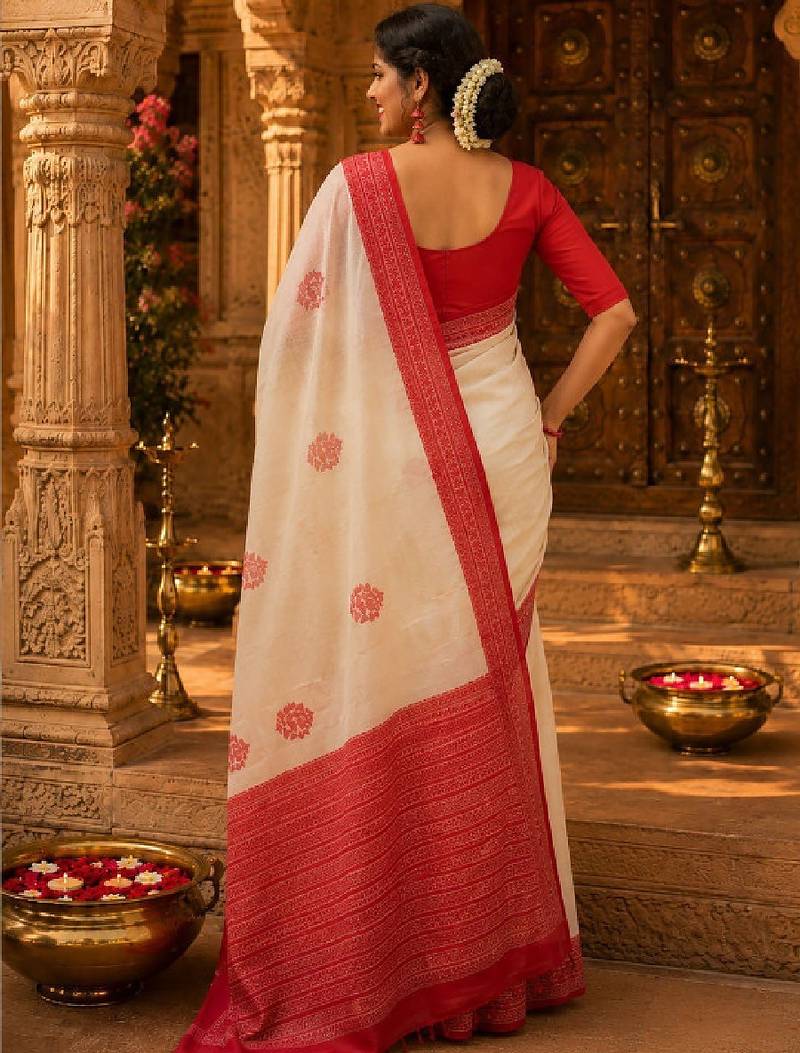 Woven design designer kanjeevaram saree