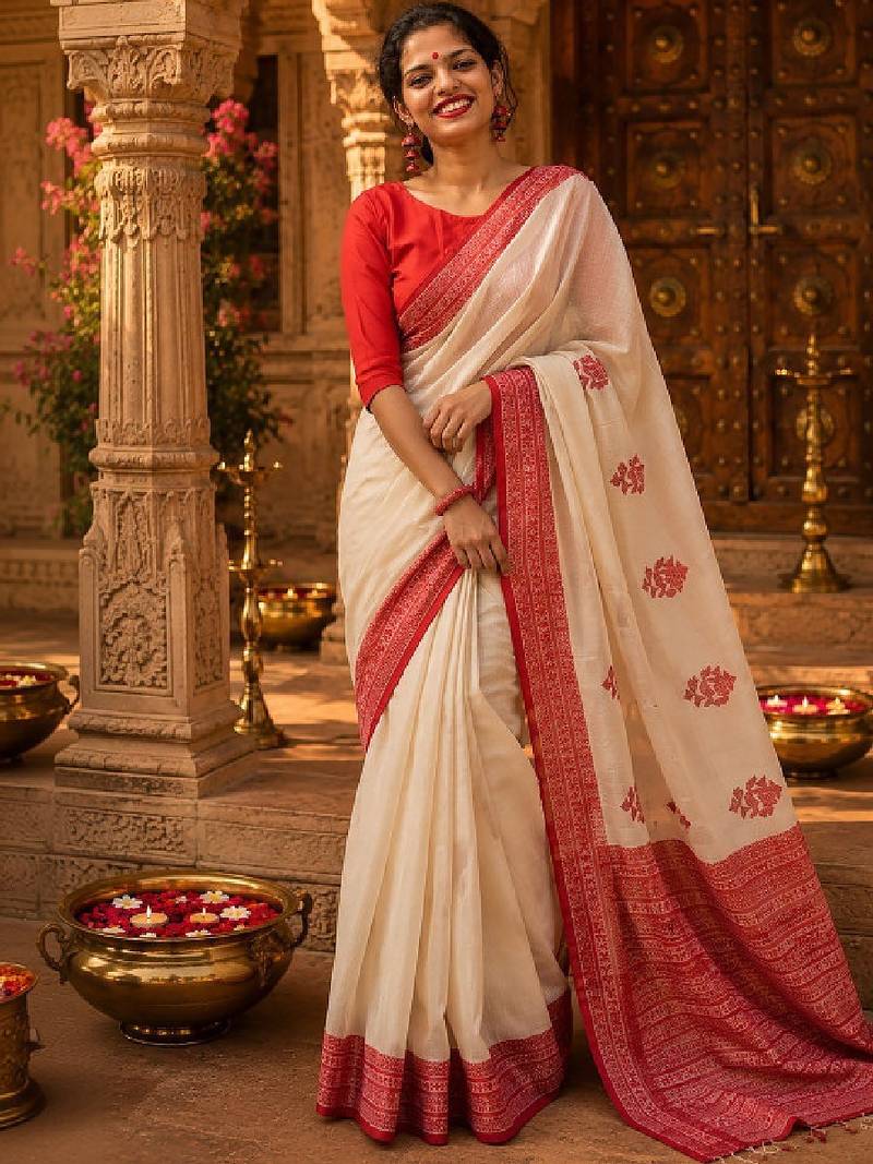 Woven design designer kanjeevaram saree