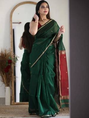 Silk blend kanjeevaram saree 1