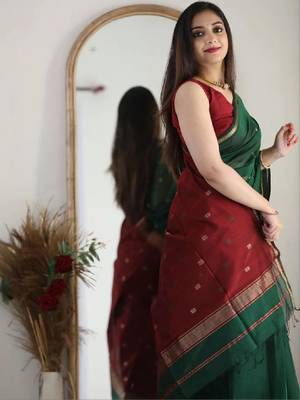 Silk blend kanjeevaram saree 2