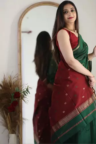 Silk blend kanjeevaram saree