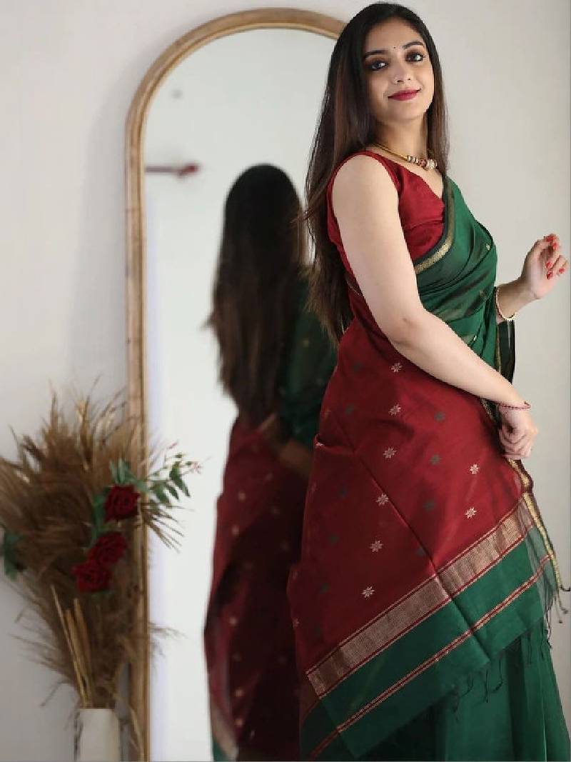 Silk blend kanjeevaram saree