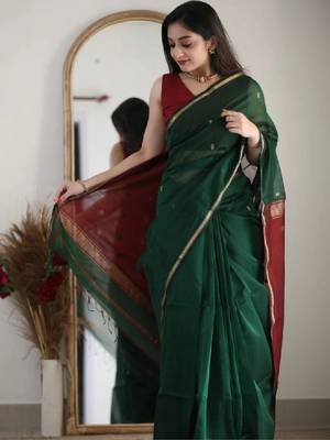 Silk blend kanjeevaram saree 3