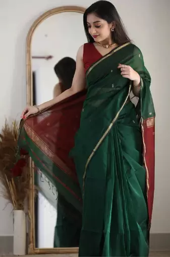 Silk blend kanjeevaram saree