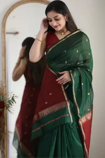 Silk blend kanjeevaram saree