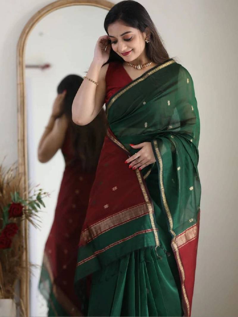 Silk blend kanjeevaram saree