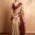 Ethnic motifs woven design zari kanjeevaram saree & unstitched blouse piece