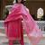 Pink floral printed pure cotton kurta set for women