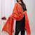 Black floral printed pure cotton kurta set for women