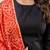 Black floral printed pure cotton kurta set for women