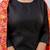 Black floral printed pure cotton kurta set for women