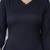 Black floral printed pure cotton kurta set for women