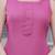 Mauve solid pure cotton kurta set for women