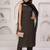 Black floral printed pure cotton kurta set for women