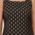 Black floral printed pure cotton kurta set for women